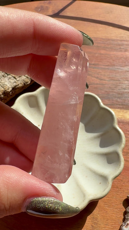 HIGH QUALITY BRAZILIAN ROSE QUARTZ FREEFORM