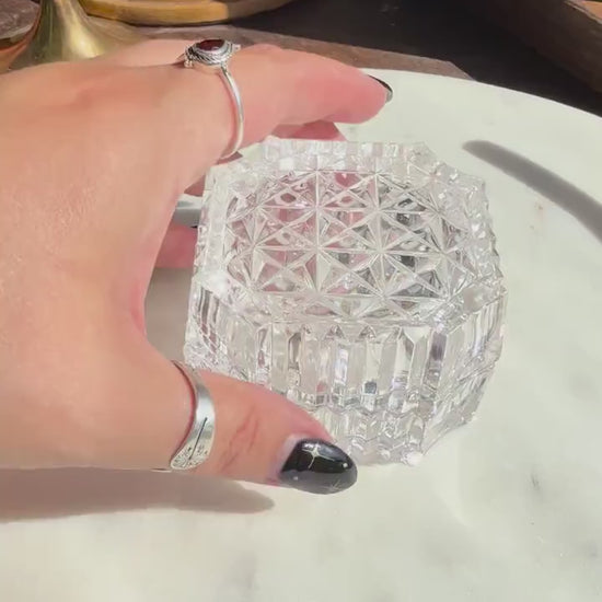 Vintage Altar Dish || Crystal Altar Dish || Vintage Crystal Dish || Altar Offering Dish || Vintage Ritual Dish || Altar Dish || Trinket Dish