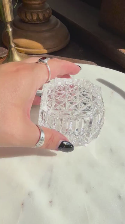 Vintage Altar Dish || Crystal Altar Dish || Vintage Crystal Dish || Altar Offering Dish || Vintage Ritual Dish || Altar Dish || Trinket Dish