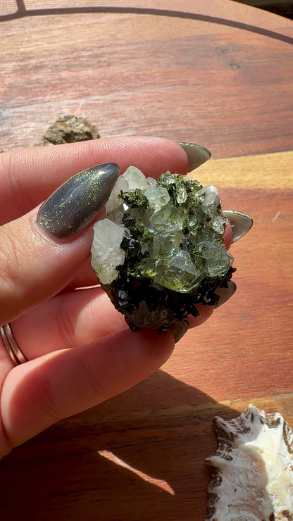 HIGH QUALITY EPIDOTE & QUARTZ