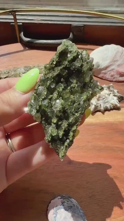 High Quality Epidote and Quartz Free Form |