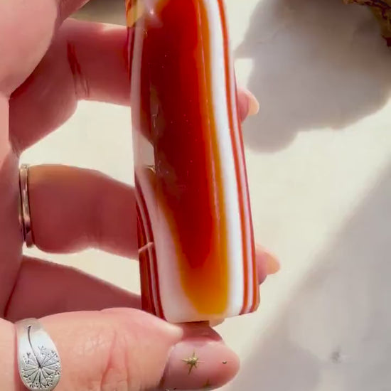 Carnelian Tower || Carnelian || Crystal Tower || Altar Decor || Home Decor || Crystal Carving || Confidence Crystal || Grounding Crystal