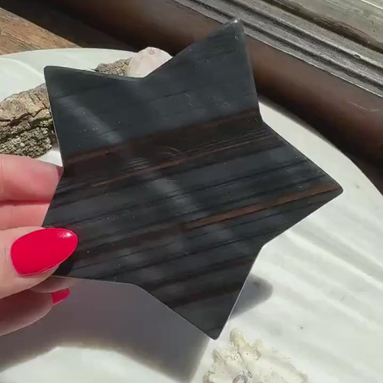 Midnight Lace Obsidian Star