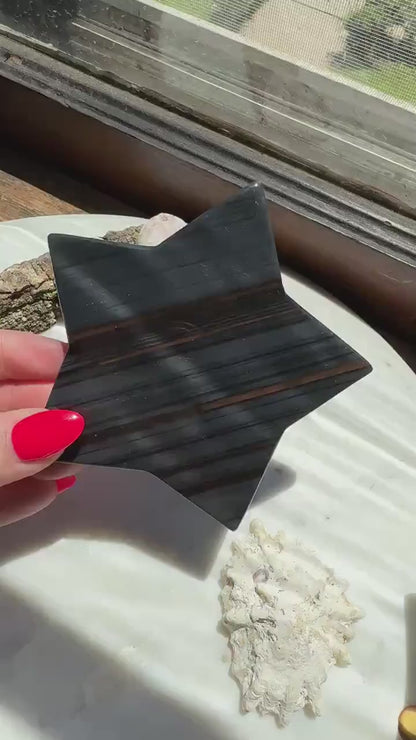 Midnight Lace Obsidian Star