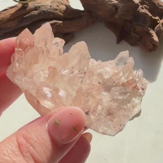 Rare Himalayan Quartz Cluster | Pink Himalayan Quartz | Samadhi Quartz | High Quality Himalayan Quartz | Rare Crystal | Raw Crystal Cluster