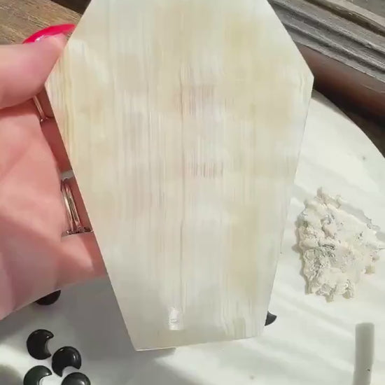 Banded Onyx Coffin Dish