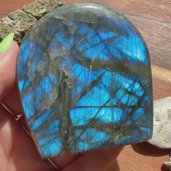 Blue Flash Labradorite Freeform