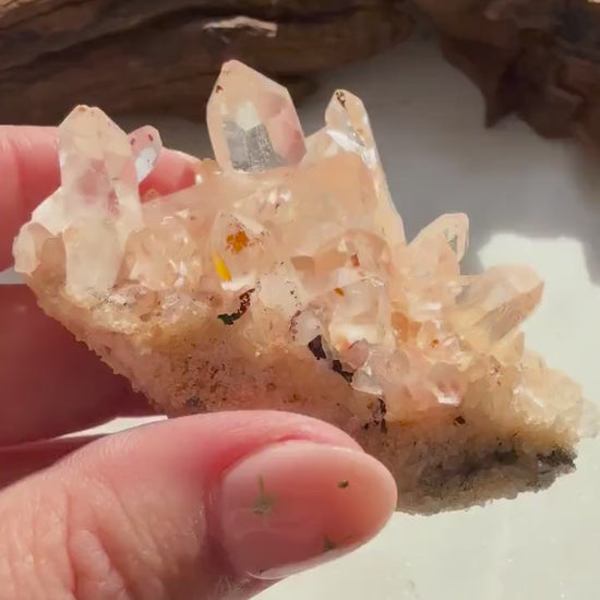 Rare Himalayan Quartz Cluster | Pink Himalayan Quartz | Samadhi Quartz | High Quality Himalayan Quartz | Rare Crystal | Raw Crystal Cluster