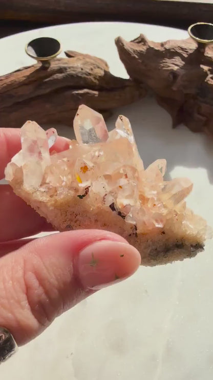 Rare Himalayan Quartz Cluster | Pink Himalayan Quartz | Samadhi Quartz | High Quality Himalayan Quartz | Rare Crystal | Raw Crystal Cluster