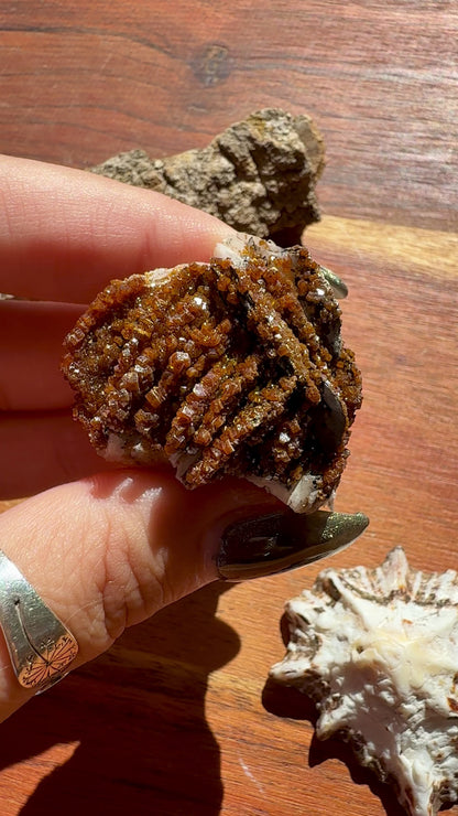 BARITE, MAGANESE + VANADINITE