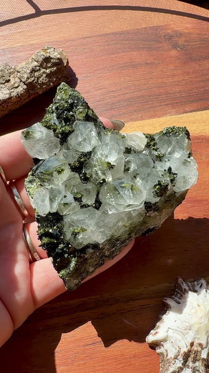 HIGH QUALITY EPIDOTE & QUARTZ