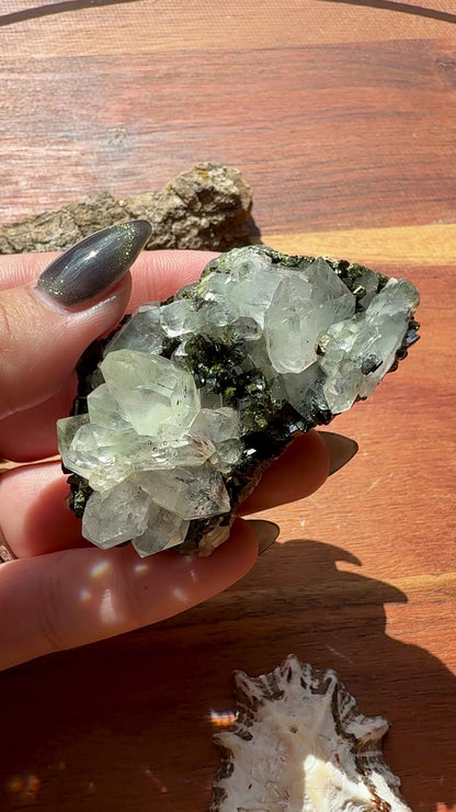 HIGH QUALITY EPIDOTE & QUARTZ