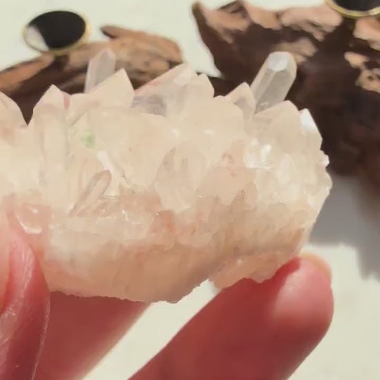 Rare Himalayan Quartz Cluster | Pink Himalayan Quartz | Samadhi Quartz | High Quality Himalayan Quartz | Rare Crystal | Raw Crystal Cluster