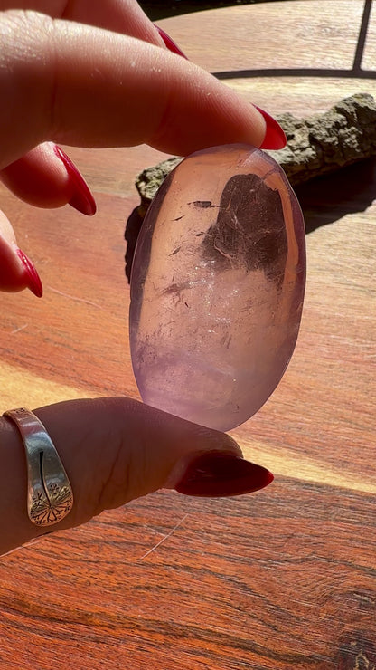 IMPERFECT AMETHYST PALM STONE